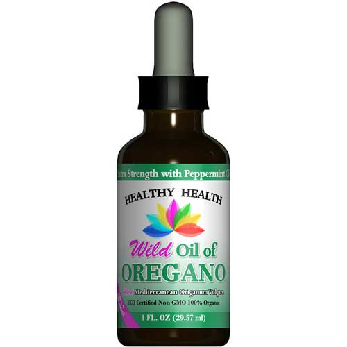 oregano oil peppermint flavour 30ml bottle