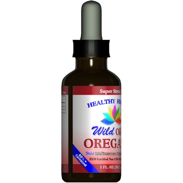 oregano oil super strength side label